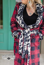 Load image into Gallery viewer, Crazy Train Moovin Buffalo Plaid Cow Robe
