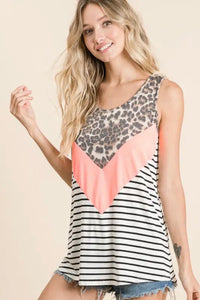 Feisty Leopard Tank Top